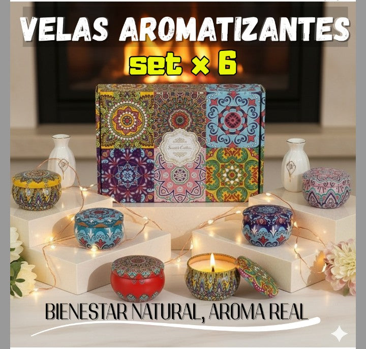Velas decorativas para spa en casa